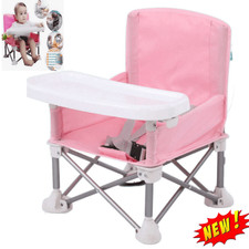 Booster Seat Compact Folding High Chair Children's Baby Travel Armchair Travel