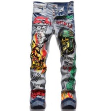 Men's Gothic Skull Printed