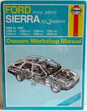 Haynes Ford Sierra (4cyl, petrol) 1982 - 1992 Owners Workshop Manual - Used