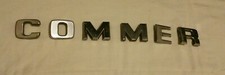 Genuine COMMER .TS3. Chrome letters. Van or Truck badge. Large commer letters