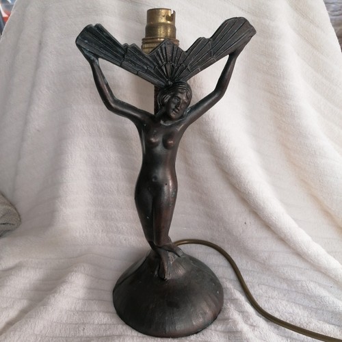 Art deco nude winged - art,