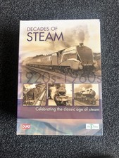 DECADES OF STEAM - 5 DVD BOX SET - DVD DISCS IN NEW MINT CONDITION