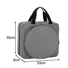 Cross Stitch Embroidery Storage Bag with Padded Interior and Tool Compartments