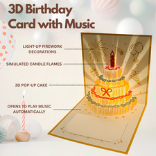 Musical 3D Pop Up Birthday