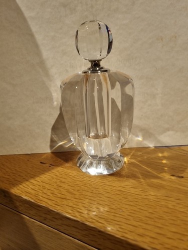 Vintage glass perfume bottle - glass,