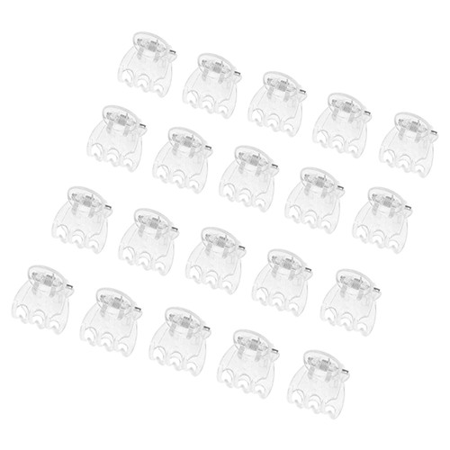 50pcs clear claws orchid - clear,