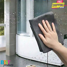 5pcs  Microfiber Magic Glass Cleaning Cloths Streak-Free for Windows & Mirrors