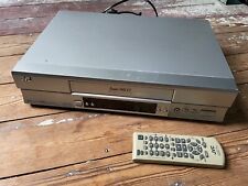 JVC HR-S5965 video S-VHS NTSC,NICAM, SUPER VHS ET. FULLY WORKING WITH REMOTE