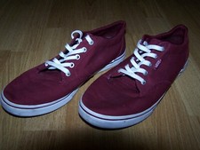 Vans Burgundy Trainers  Size 5.5 uk