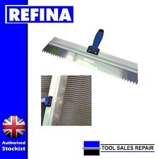 Refina Serrated Rendering Spat Plastering Notched Spatula 18" - 32"