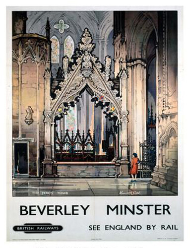 Vintage beverley minster art - beverley,