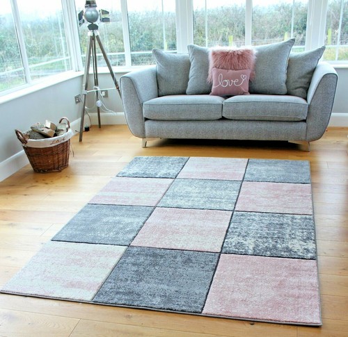 New pink modern rugs design - new,