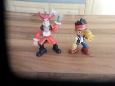 Disney Captain Hook and Jake  Neverland Pirates Figures/Cake toppers 3"