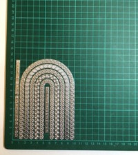 8pcs Decorative Arches & Sentiments Embossing Letterpress Plates - 13 X 8.9cm