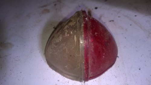 Red and clear - red, light