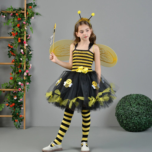 4pcs kids girls bee cosplay - girls,