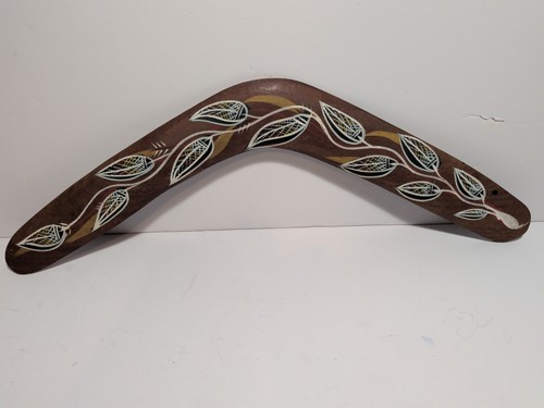 Bommerang hand painted - bommerang, wooden
