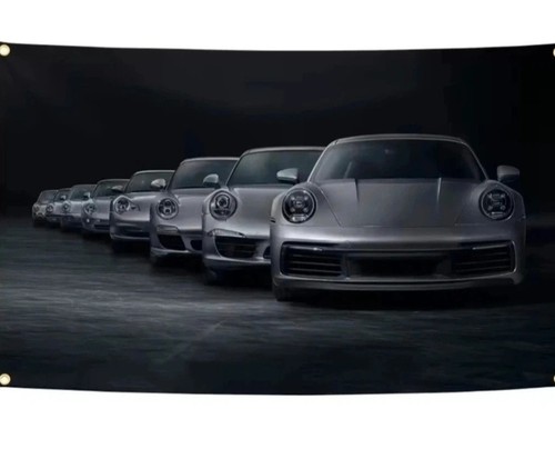 Porsche 911 range banner flag - porsche,