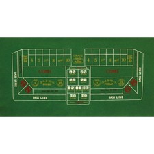 Craps Felt Layout - 36" x 72"