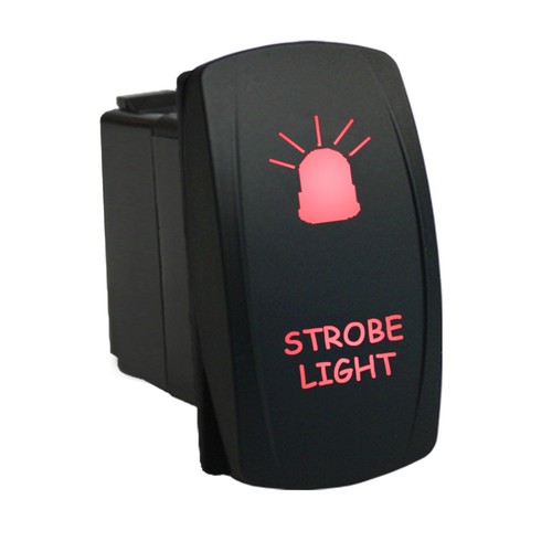 Rocker switch 12v 624r strobe - switch,