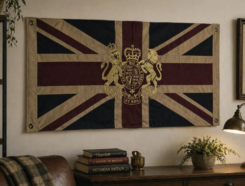 Small union jack gold coat - union,