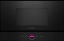 Bosch Microwave Black BFL7221B1B Series 8 Built-In 900 Watts A Graded (B-57444)