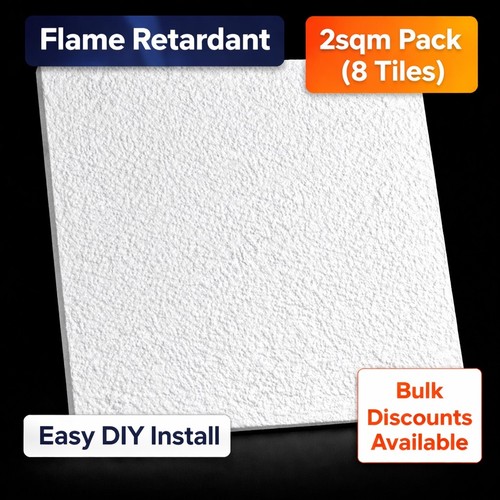 Polystyrene ceiling tiles 50cm - tiles,