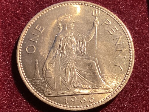 Coin penny 1966 qeii - 1,
