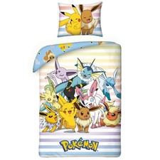 Pokemon single duvet cover set - single,