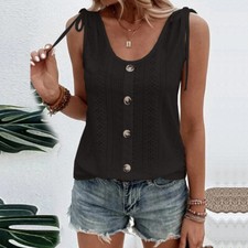 Womens Sleeveless Vest Tops