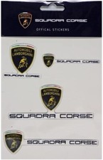 Automobili Lamborghini Squadra Corse Car Sticker Set 