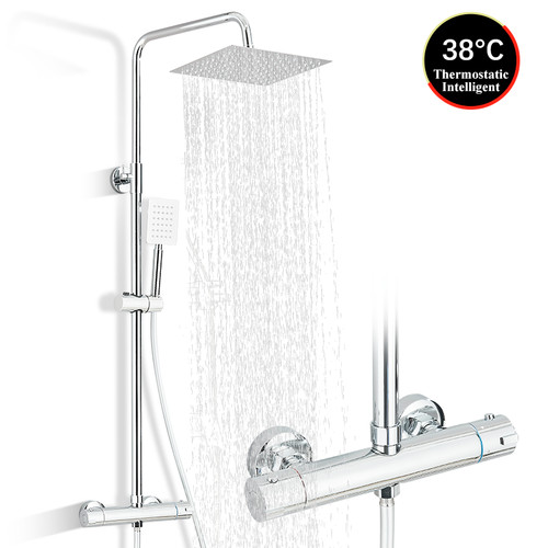 Shower tap thermostat exposed - tap,