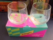 2 Schweppes Lima Drinking Glasses In Original Box For Gin & Tonic?