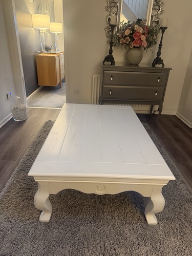 Solid wood coffee - table, shabby