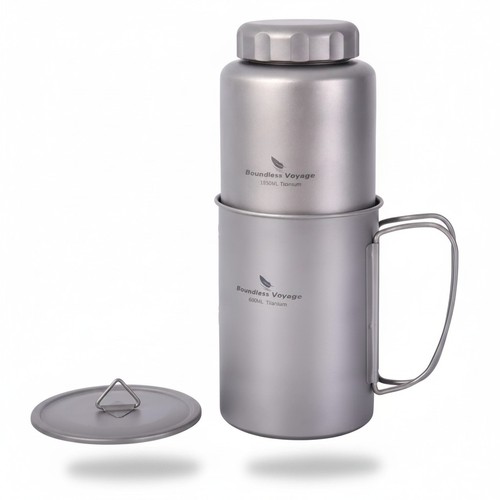 Titanium water bottle - titanium,