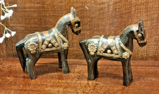 EXC INDIAN SET 2  CARVED SMALL
