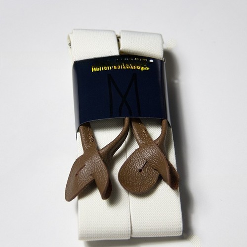 Men cowhide leather braces 6 - men's,