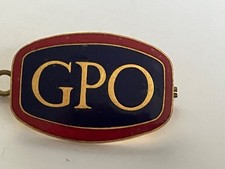 Vintage Original GPO General Post Office Enamel Pin Badge