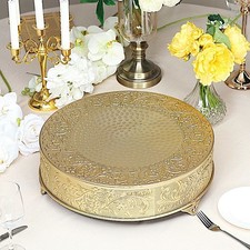 GOLD 18" wide Round Floral