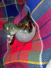 GLASS DUCK PAPERWEIGHT  stamp