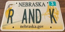 And vanity license plate - and,