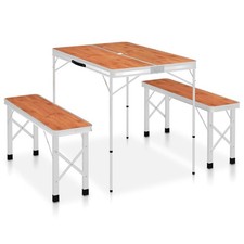 Folding Camping Table with 2