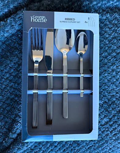 George home ribbed stainless - ribbed,