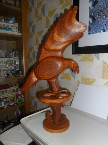 Vintage hand carved large - vintage,