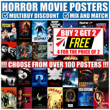 Horror Movie Posters Vintage