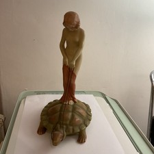 Royal Dux figurine- Nude On A