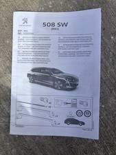 Genuine Transverse Roof Bars - Peugeot 508 SW 2019-2020 | 1635025680