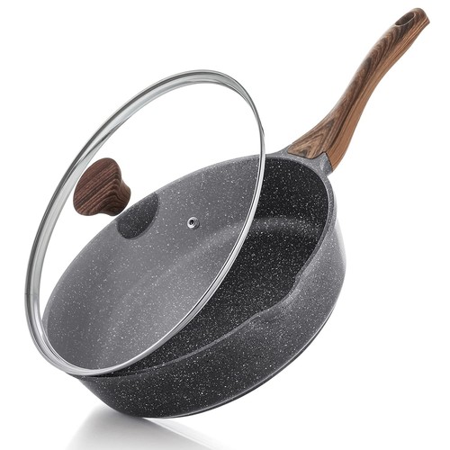 Nonstick deep frying pan - deep,