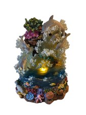 Light-Up Dolphin Fountain