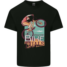 Mountain Bike Trials MTB Cycling Bicycle Kids T-Shirt Childrens